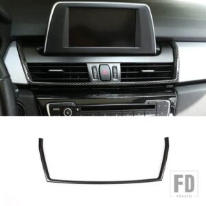 BMW 2シリーズ F45 F46 2015-2018 ABS カーボンカーナビゲーションディスプレイボリュームコントロール下装飾プレートカーアクセサリー - style 5