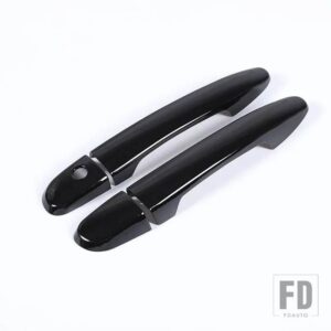 マツダ MX-5 MX 5 MX5 ND 2016-2021 ABS 黒外装ドアハンドルカバーステッカーアクセサリー LHD - Without sensing hole