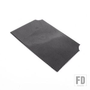 スバル フォレスター 2013-18 ソフトカーボンカーセンターコンソール収納タンクパネル滑り止めカバートリムステッカーカーアクセサリー - Carbon Fiber2