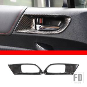 トヨタ スバル 2012-2020 86 GT86/ BRZ ABS 車シフトフレームインナードアハンドルカバーステッカーインテリアアクセサリー - 8