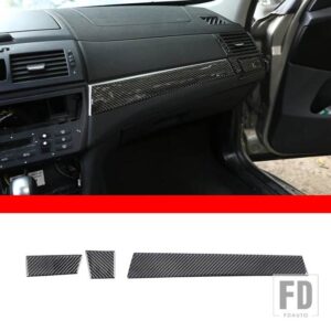 BMW 2006-2010 X3 E83 ソフトカーボン室内装飾ステッカー室内装飾アクセサリー - 16