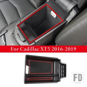 キャデラック 2016-2020 XT5 XT6 ABS 中央制御アームレストボックス収納ボックスカーインテリアアクセサリー - For XT5 2016-2019