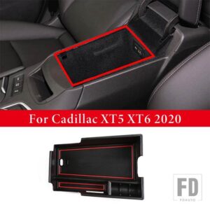キャデラック 2016-2020 XT5 XT6 ABS 中央制御アームレストボックス収納ボックスカーインテリアアクセサリー - For XT5 XT6 2020