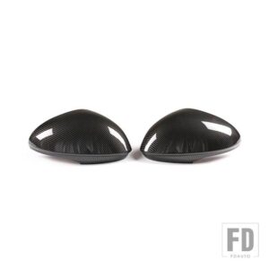 2017-2020 アルファロメオジュリア ABS カーボンバックミラー装飾カバーステッカー2個 セット - Carbon Fiber