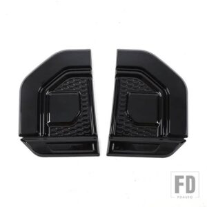 レクサス トヨタ ランドクルーザープラド GX 2024 + ABS ブラックサイドフェンダーステッカー装飾アクセサリー 2個 - Black