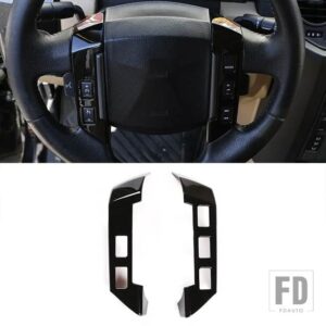 ランドローバー 2004-2009 ディスカバリー 3 LR3 ABS ブラック車内装飾フレームカバーステッカー内装アクセサリー - 3