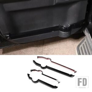 ランドローバー 2004-2009 ディスカバリー 3 LR3 ABS ブラック車内装飾フレームカバーステッカー内装アクセサリー - 13