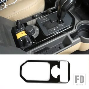 ランドローバー 2004-2009 ディスカバリー 3 LR3 ABS ブラック車内装飾フレームカバーステッカー内装アクセサリー - 1