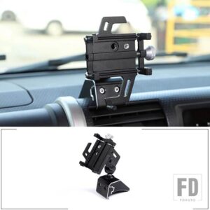 トヨタ 07-21 FJ クルーザーバイト携帯電話ブラケットカーナビゲーションブラケット GPS ブラケット合金材料 - Style 2