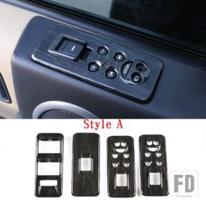 ランドローバー 2004-2009 ディスカバリー 3 LR3 ABS 黒木目車室内装飾フレームカバーステッカーインテリアアクセサリー - 8