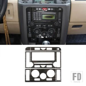 ランドローバー 2004-2009 ディスカバリー 3 LR3 ABS 黒木目車室内装飾フレームカバーステッカーインテリアアクセサリー - 10