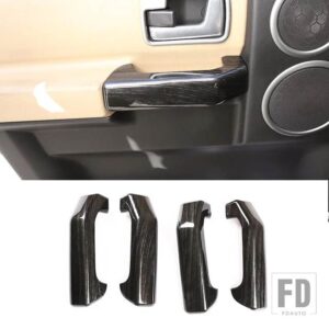 ランドローバー 2004-2009 ディスカバリー 3 LR3 ABS 黒木目車室内装飾フレームカバーステッカーインテリアアクセサリー - 2