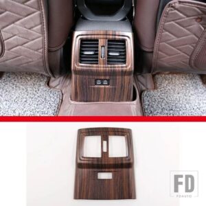 BMW 2016-2021 X1 F48 X2 F47 ABS カーボンリアエアコンエアアウトレットフレームステッカー内装部品 - C-For 2019-2021