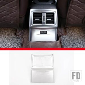 BMW 2016-2021 X1 F48 X2 F47 ABS カーボンリアエアコンエアアウトレットフレームステッカー内装部品 - C-For 2019-20218