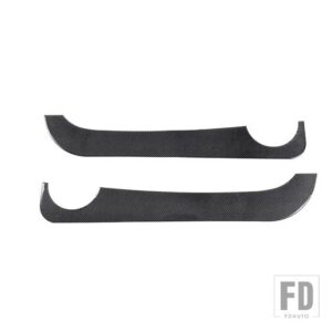 フィアット 2011-2019 ソフトカーボン車内ドアアンチキックパネルカバートリムカーアクセサリー - Carbon Fiber