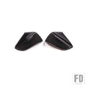 シボレー 2014-19 コルベット C7 Z06 ABS カーボン外装ドアハンドルボウルステッカーアクセサリー - Carbon Fiber