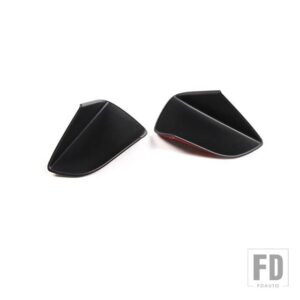 シボレー 2014-19 コルベット C7 Z06 ABS カーボン外装ドアハンドルボウルステッカーアクセサリー - Matte Black