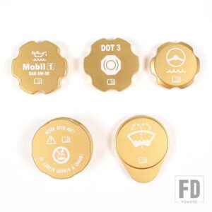 シボレー コルベット C6 2005-2013 フロントガラスワイパーウォッシャー液リザーバーカバーウォータータンクボトル蓋キャップ - Black