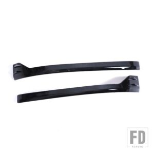 BMW X1 U11 2023-2025 ABS カーボンバックミラーアンチスクラッチ装飾ストリップステッカーアクセサリー LHD - Black