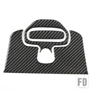 シボレー コルベット C6 2005-2013 ソフトカーボン車コンバーチブルロックパネルカバートリムステッカーカーアクセサリー - Black