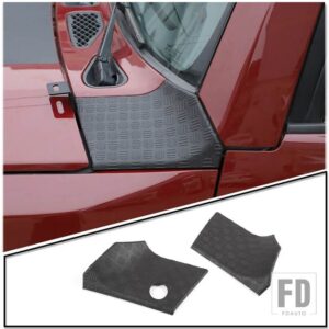 トヨタ 2007-2021 FJ クルーザー ABS ブラックエンジン両面装飾カバーステッカー車外装詳細アクセサリー - Style A