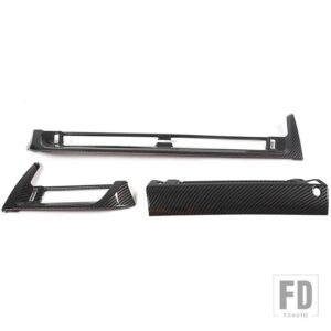 BMW X1 IX1 U10 U11 2023-24 ABS 黒木目カーセンターコントロールエアアウトレット装飾フレームステッカーカーアクセサリー LHD