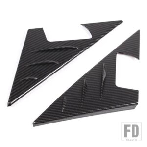 BMW 3シリーズ G20 2020 + ABS カーボンスタイルバックミラー三角スポイラー外観スポーツパッケージ - Carbon Fiber