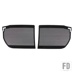 BMW X1 IX1 U10 U11 2023-2025 ステンレス黒フロントグリル防虫ネット装飾外装アクセサリー - Black