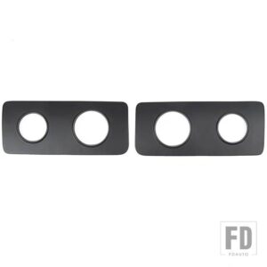 トヨタ FJ クルーザー 2007-2021 ABS カーボンリアフォグライト装飾カバーステッカー車外装アクセサリー - matt black