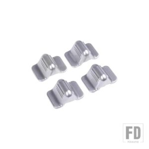2003-2007 ハマー H2 ABS カーボンスタイル安全ロックスイッチ装飾カバーステッカー内装部品 - Silver