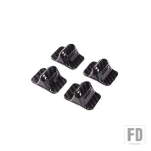 2003-2007 ハマー H2 ABS カーボンスタイル安全ロックスイッチ装飾カバーステッカー内装部品 - Carbon Fiber