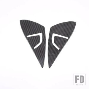 BMW X1 IX1 U10 U11 2023-2024 ドア防止クッショントリムステッカーソフトカーボンインテリアアクセサリー - Black
