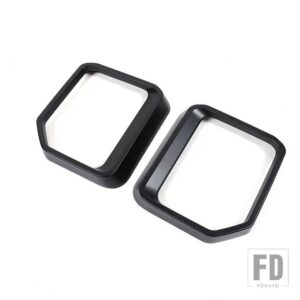 トヨタ ランドクルーザープラド 250 2024 ABS 黒バックミラー雨眉装飾フレーム飾るカーアクセサリー - matt black