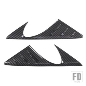 BMW 1 2シリーズ F40 F44 2020-2024 ABS カーボン車ミラーサイドトライアングルスポイラートリムカバーステッカーカーアクセサリー - Carbon Fiber