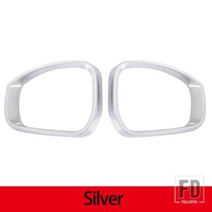 ランドローバー ディスカバリー 4/5 LR4 LR5 レンジローバースポーツ ABS カーボン車外側ミラーフレーム装飾LHD - Silver