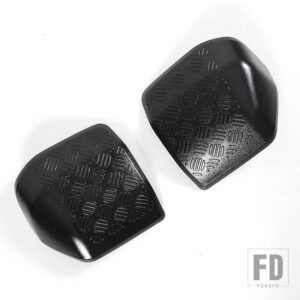 ランドローバー ディフェンダー 90 110 130 2020-2024ABS 高輝度黒サイドバックミラーカバートリムカーアクセサリー - Bright Black