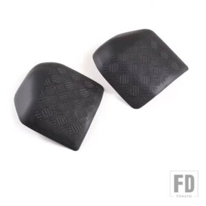 ランドローバー ディフェンダー 90 110 130 2020-2024ABS 高輝度黒サイドバックミラーカバートリムカーアクセサリー - matt black