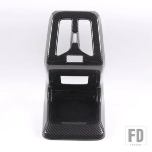 BMW 2023-2024 X1 U11 ABS カーボンリアエアコンアウトレットアンチキックカバーステッカーインテリアアクセサリー - Style B