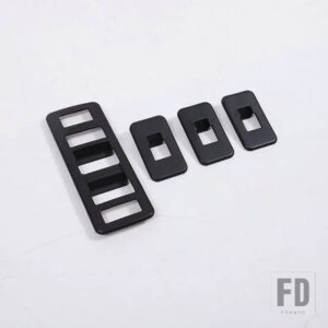 ランドローバー ABS 窓ガラス昇降ボタン装飾フレームステッカーレンジローバーヴォーグ 2013-2017 アクセサリー - matt black