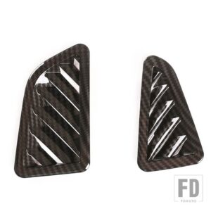 BMW 2009-2014 7シリーズインパネエアアウトレットフレーム ABS 車内アクセサリー - Carbon Fiber