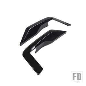 キャデラック エスカレード 2021-23 ABS 黒フロントデイタイムランニングライト下トリムストリップ外装アクセサリー - piano black