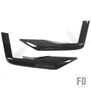 キャデラック エスカレード 2021-23 ABS 黒フロントデイタイムランニングライト下トリムストリップ外装アクセサリー - Carbon fiber pattern