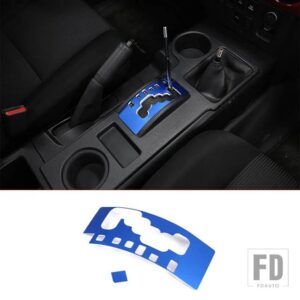 トヨタ 2007-2021 FJ クルーザー合金レッド/ギアシフトアンチスクラッチシートインテリアアクセサリー LHD - Blue