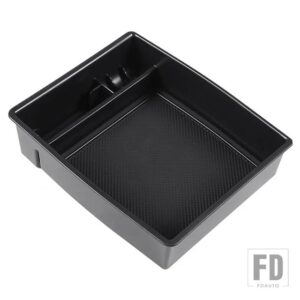 トヨタ タコマ 2024 + ABS ブラックセンターコンソールアームレストボックス収納ボックス携帯電話トレイインテリアアクセサリー 1個 - Style B