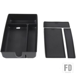 レクサス RX 2023 2024 ABS 黒センターコンソールアームレストボックス収納ボックスカーアクセサリー - Style 1-LHD