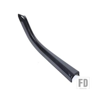 BMW 5シリーズ F10 F11 2011-17 ABS カーボンギアシフトサイドストリップトリム装飾カバーオートインテリアアクセサリー LHD - Black