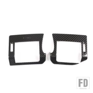 ランドローバー 2020-2024 ディフェンダー 110 130 サイド AC ベントフレーム装飾カバーカーインテリアアクセサリー - Carbon Fiber