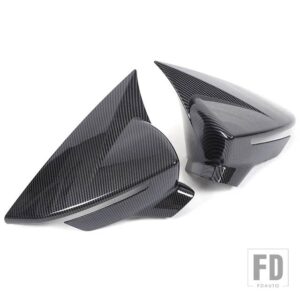 セアトレオン MK3 2013-2019 イビサ MK5 2017-2020 ABS カーボンサイドバックミラーカバーアクセサリー - Carbon Fiber