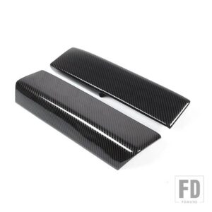 トヨタ 2022-2023 タンドラセコイア ABS カーボンアームレストボックスパネルカバーステッカーインテリアアクセサリー - Carbon Fiber