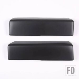 トヨタ 2022-2023 タンドラセコイア ABS カーボンアームレストボックスパネルカバーステッカーインテリアアクセサリー - matt black